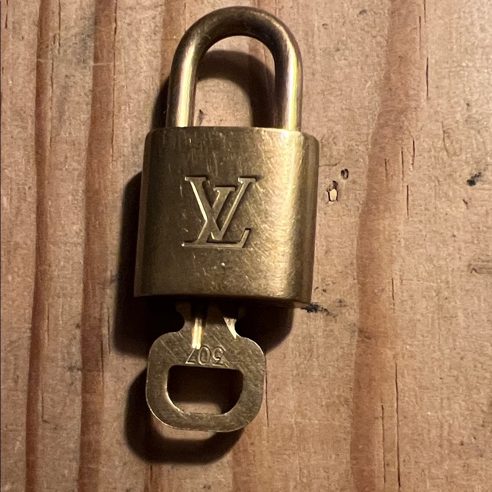 Louis Vuitton Brass Padlock with Key